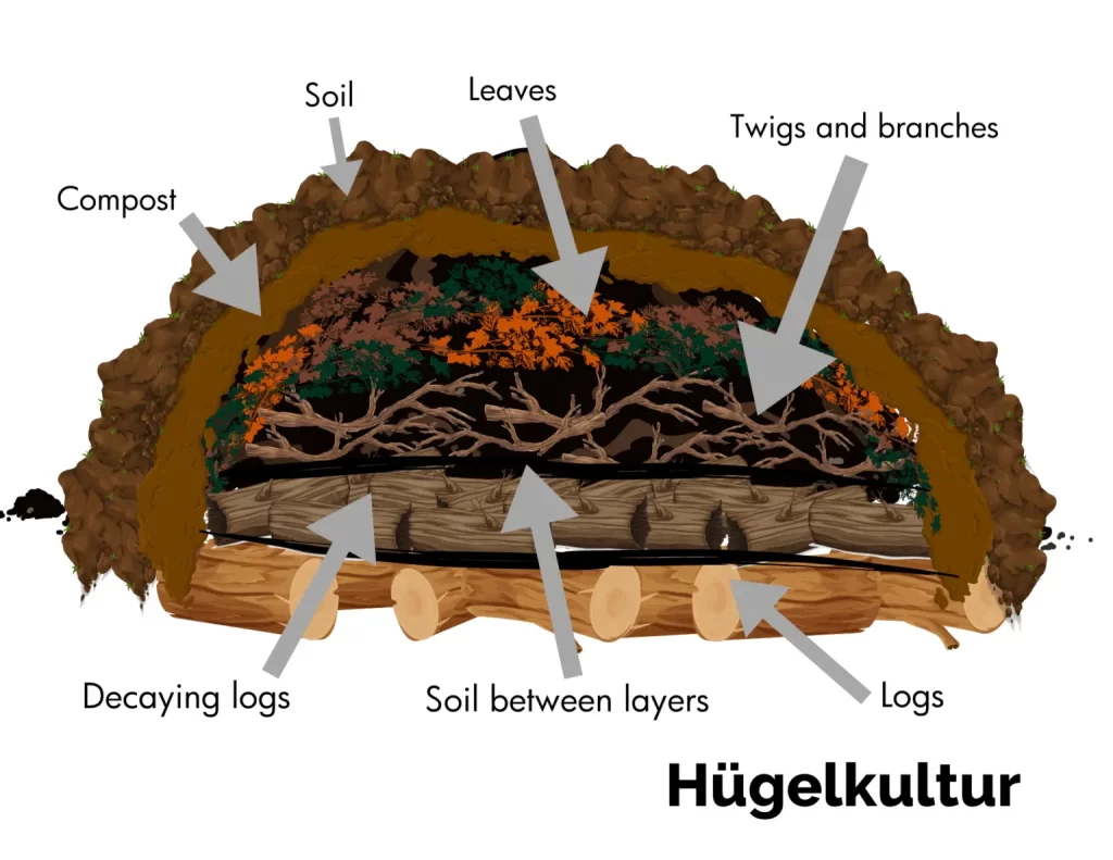 hugelkultur layers