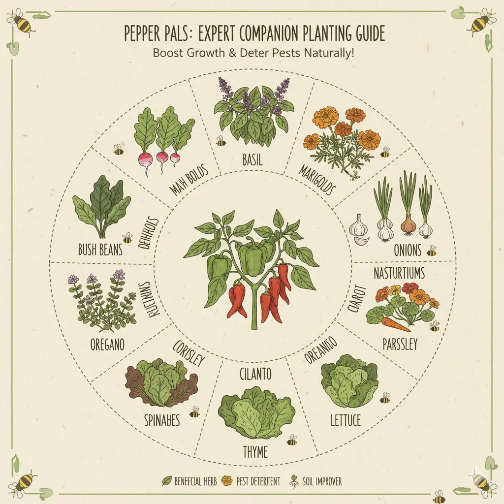 companion plants for peppers