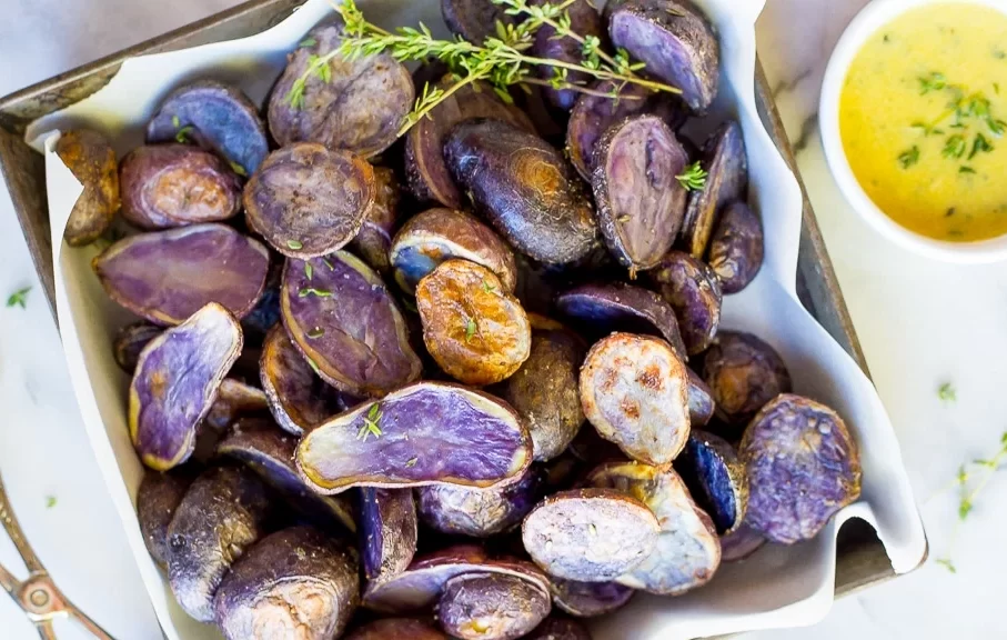 how to prepare purple potatoes