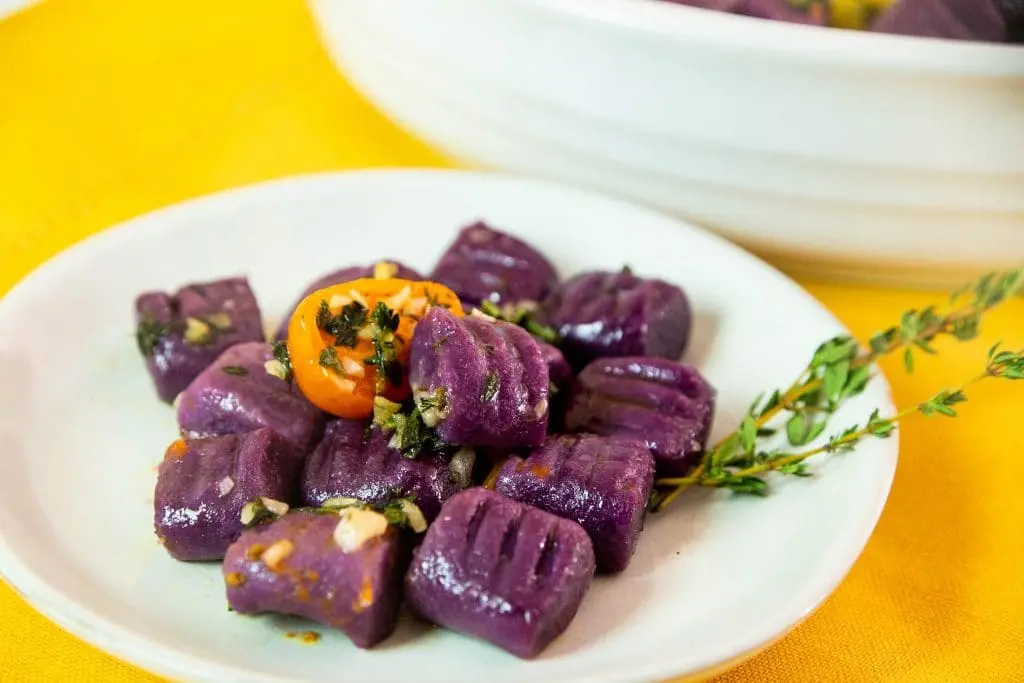 purple potato dishes