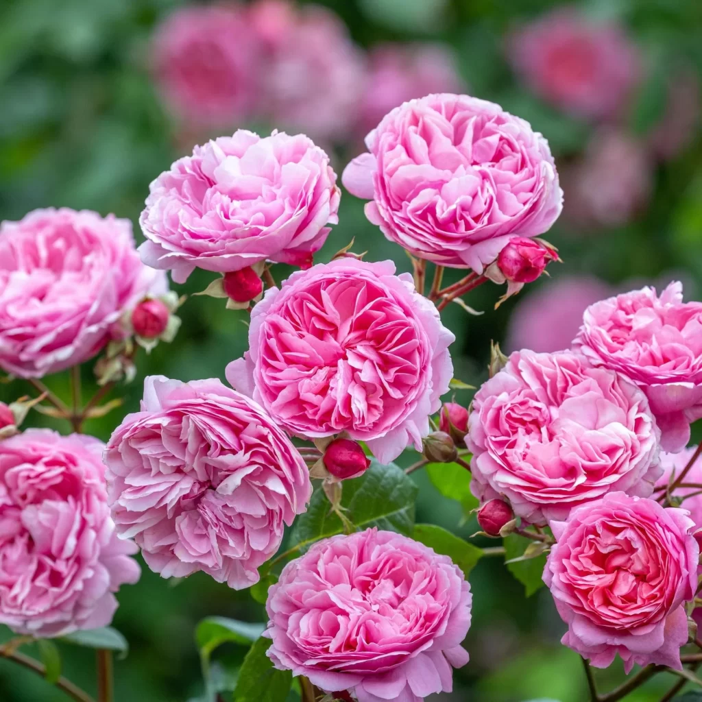 English Rose- flowering shrubs
