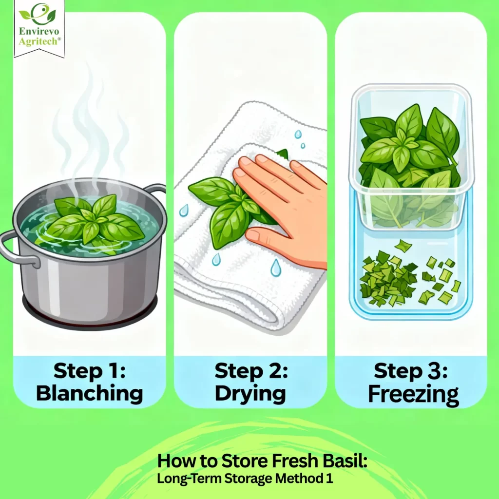 How to Store Fresh Basil After Harvest