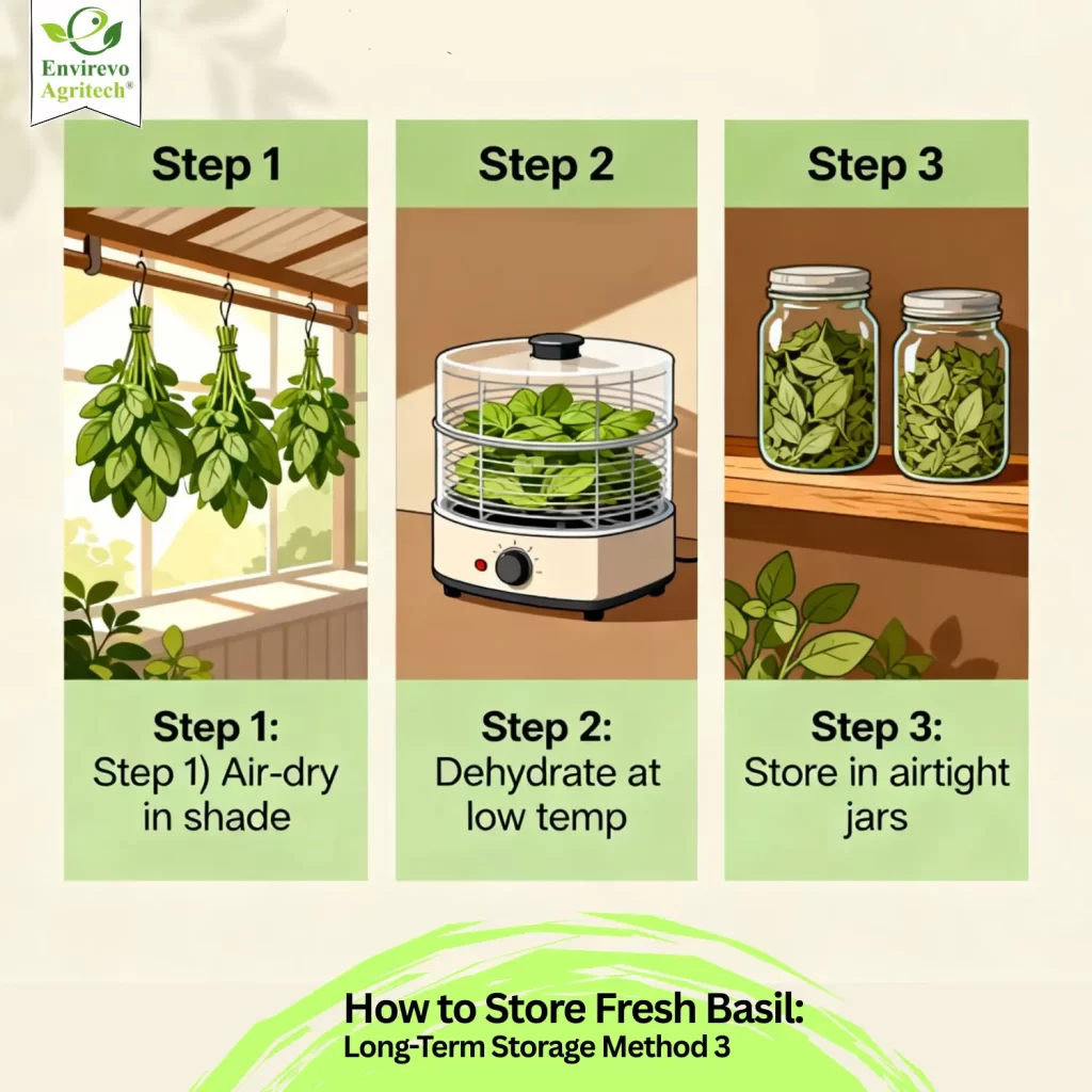 How to Store Fresh Basil After Harvest