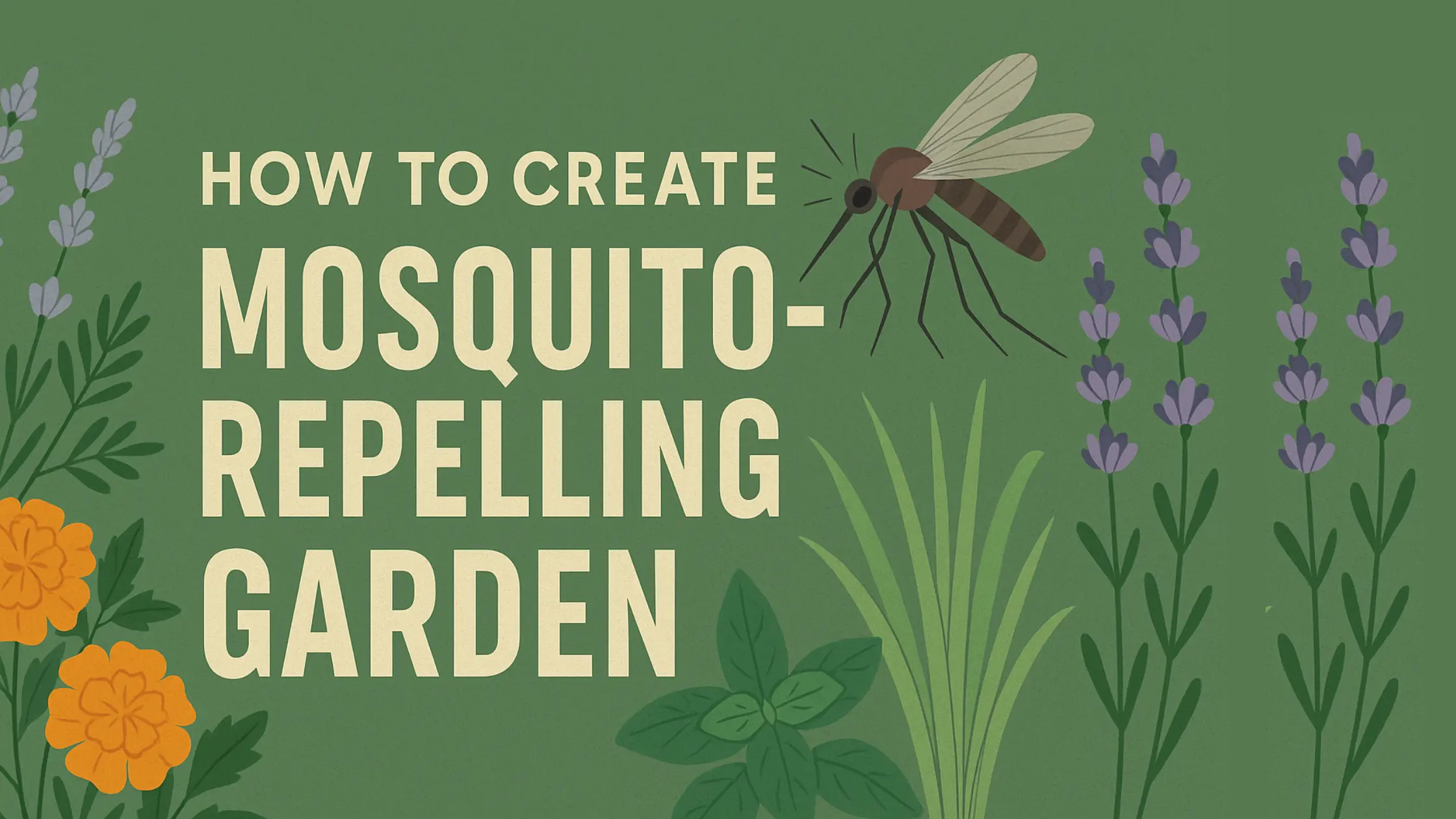 How to Create a Mosquito Repelling Garden